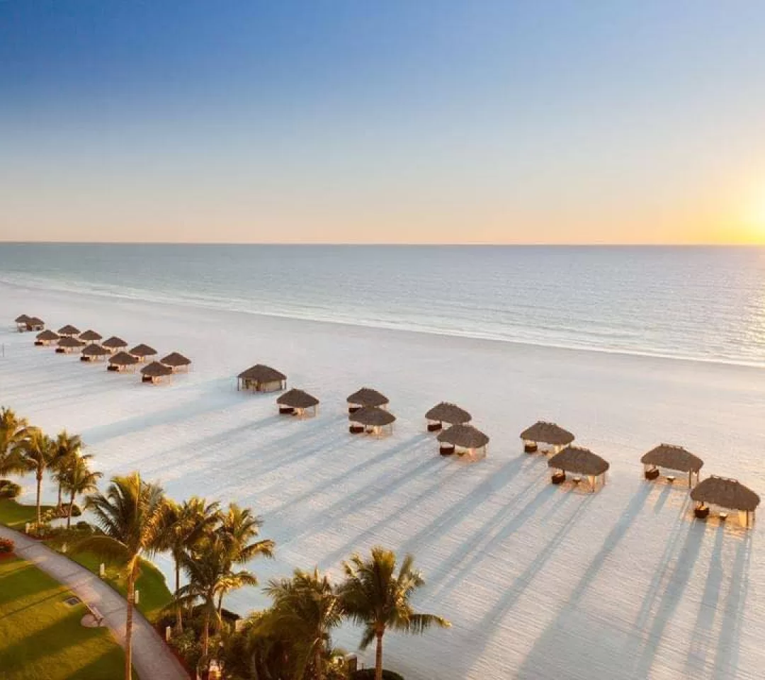 JW Marriott Marco Island Beach Resort.  Rooms Avg $632/Night